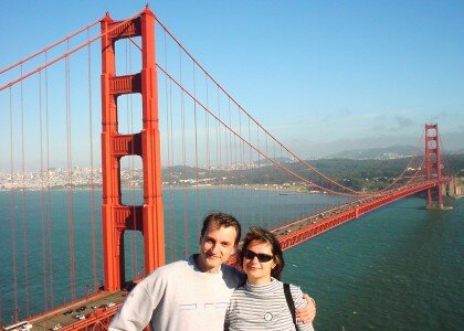 Golden Gate Picture with Us.